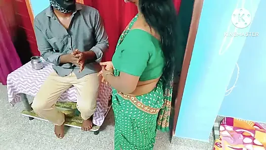 Desi hausmädchen macht sich bereit, von ihrem besitzer für seine großzügig-tamilische Audio mit echtem lautem stöhnen zu ficken
