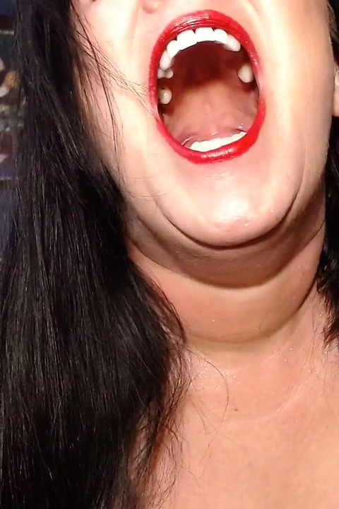 Big Wide Open Mouth Yawning