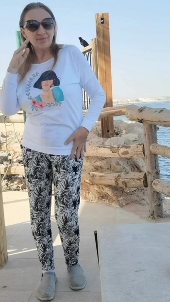 Granny crazy on the beach