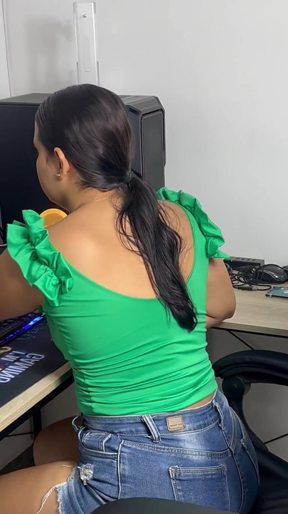 Alone at Home with My Stepbrother, I Need Some Cum