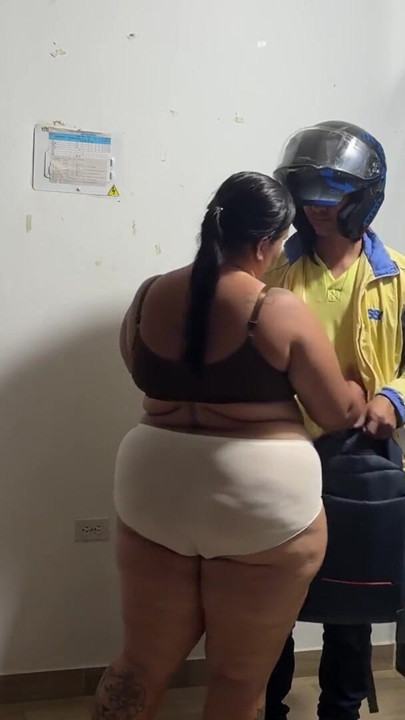 THE PIZZA DELIVERY MAN IS CAUGHT IN THE FORM OF PAYMENT ! WHAT NAUGHTY | Clip 1