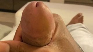 Caresser ma grosse bite noire (pas de sperme)