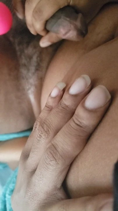 Wand play on Male sub