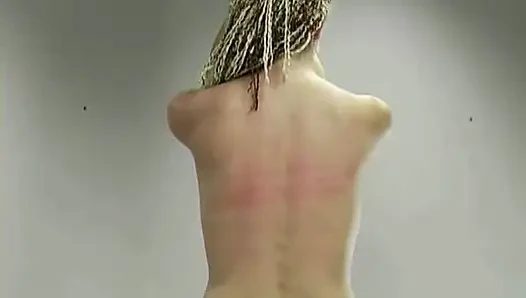 Amber Spanking Machine - Bare Back Whipping