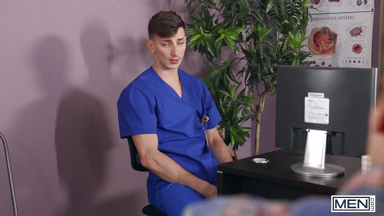 MEN - Kaleb Stryker Gets His Knees Tested Again When Nurse Michael Jackman Pounds Him Hard