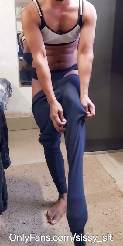 Masculine hunk turn into feminine sissy | Clip 1