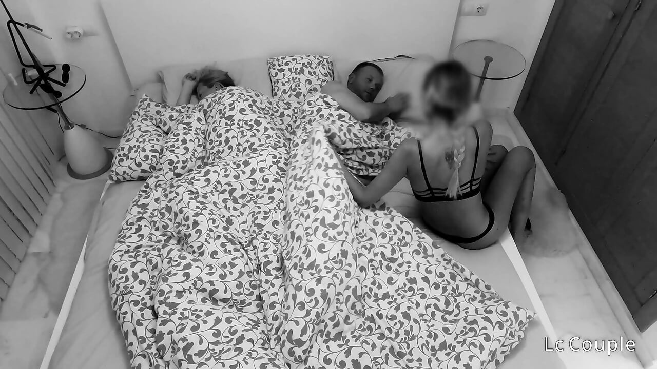 Night Vision Cam Horny Wife Friend Sneaks Into Our Bed Amateur FFM Threesome