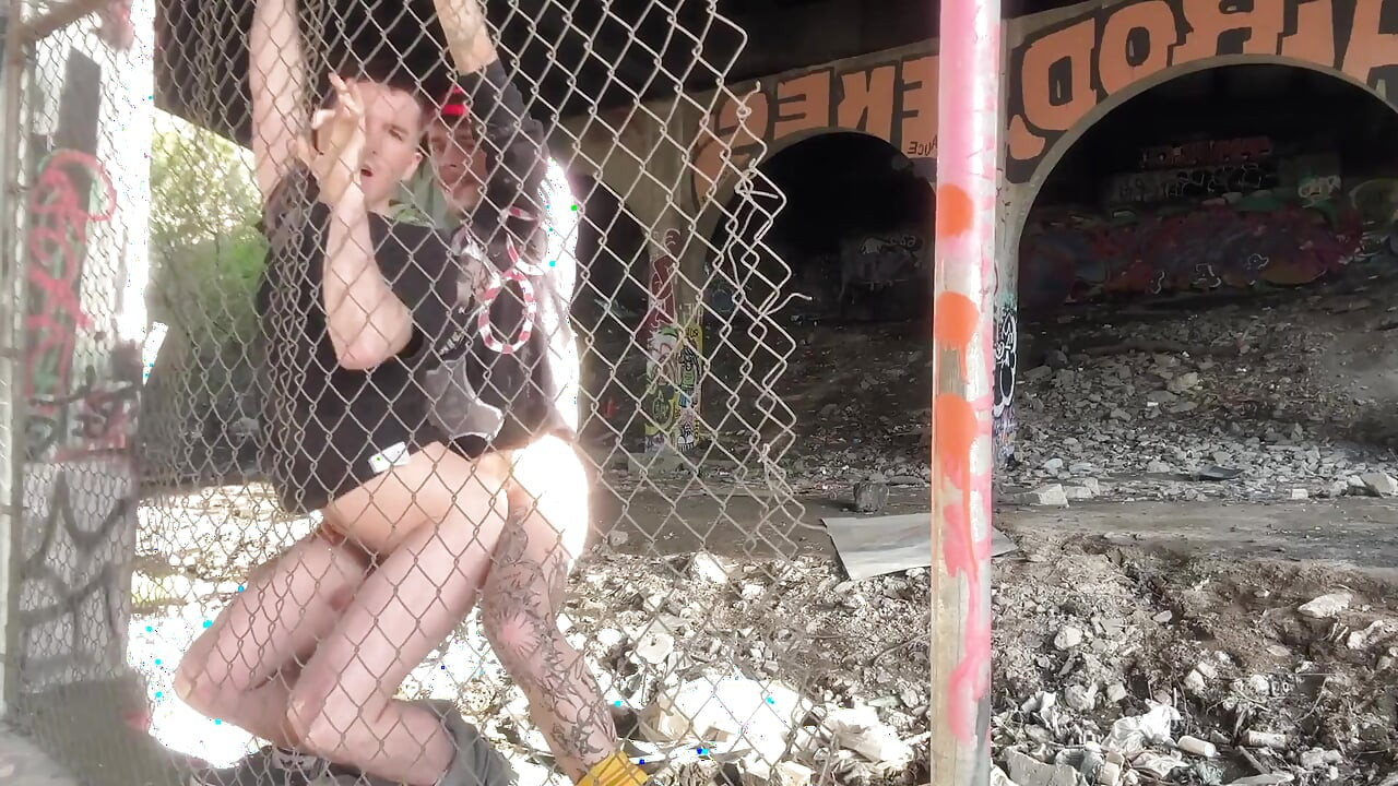 Cruising Tatted Fxggot Fuck Kian Fuk at the Tracks