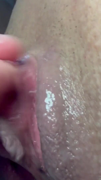 FTM's huge dick cumming after masturbating | Clip 1