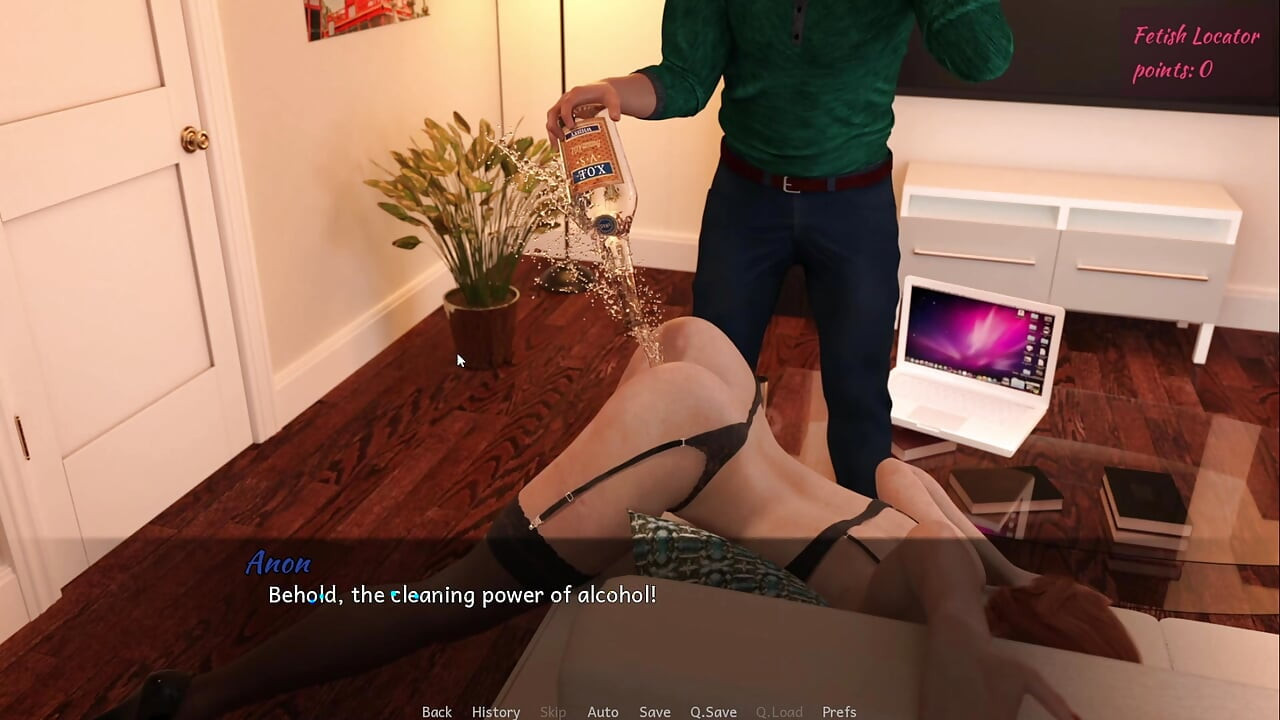 Fetish Locator part 11. Full bottle and Enema in my friends asshole