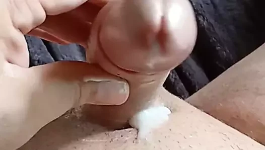 Fast jerking and cum Sega veloce con sborrata