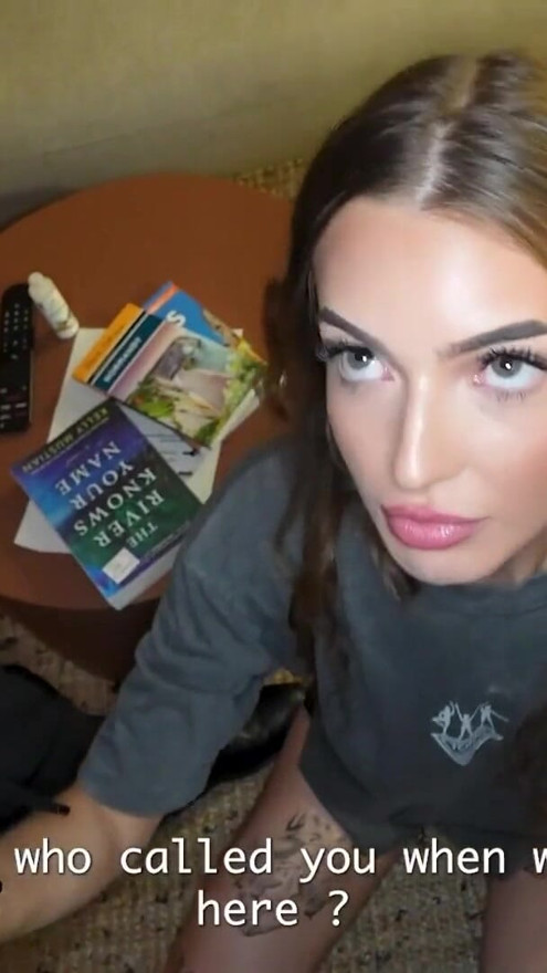 Our Hot Belgian Friend Filmed Herself On The Cam Inside Her Ex's Apartment And He Almost Caught Us !!! | Clip 1