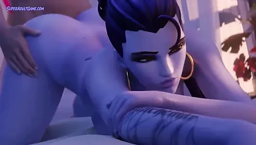 Overwatch widowmaker 3d derlemesi (gerçekçi sansürsüz)