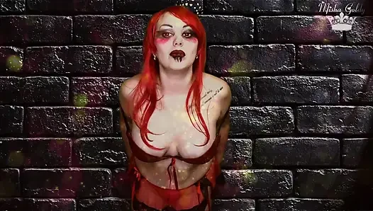 Demoness'ten asla boşalmamaya lanet olsun! Şimdi son orgazmını yap, eğer yapabilirsen