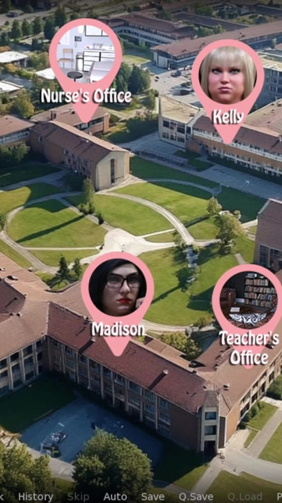 Mollige Academy door Chaixas Games: ze allemaal bbw op de campus