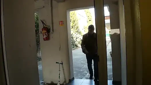 Classy milf Caroline Stines fucked by two guys