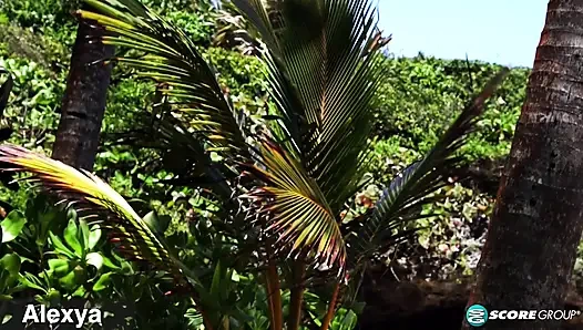 Alexya was Born to Play in this Tropical Paradise