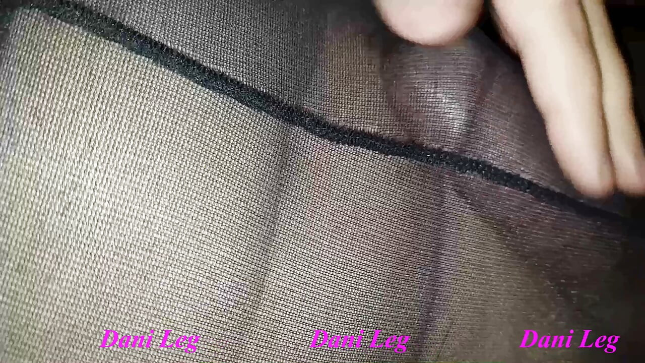Dani Leg Black Pantyhose Cumshut