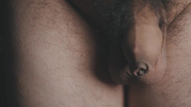 uncut forskin tiny cock show off and cum