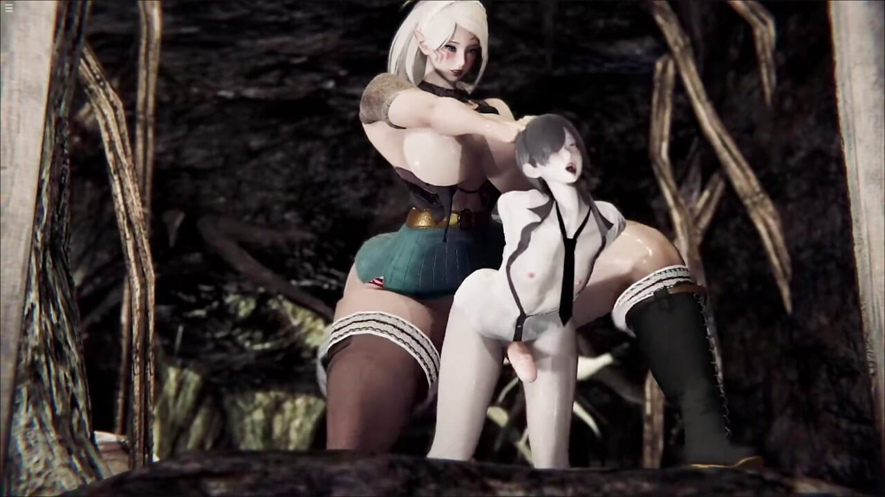 Japanese Futa Girl Fucking School Boy Asshole With Monster Cock