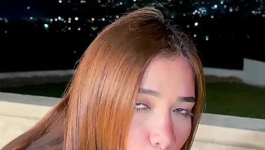 POV Blowjob Deep Throat Sloppy Cumshot In My Sister-in-Law's Mouth
