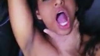 Indian babe interracial fuck & facial