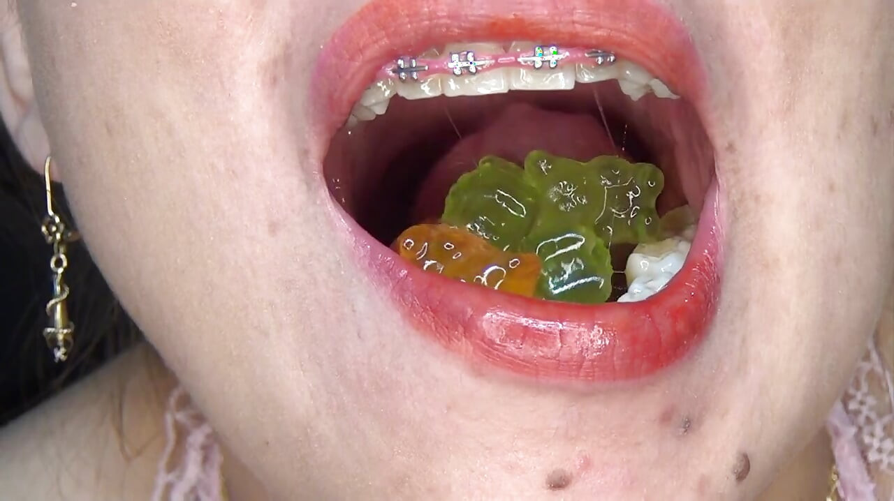 Swallowing Large Gummy Bears, Putting Them in the Vagina