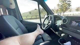 Car Masturbation in Public