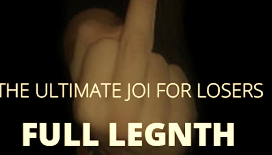 AUDIO ONLY - The ultimate JOI for losers