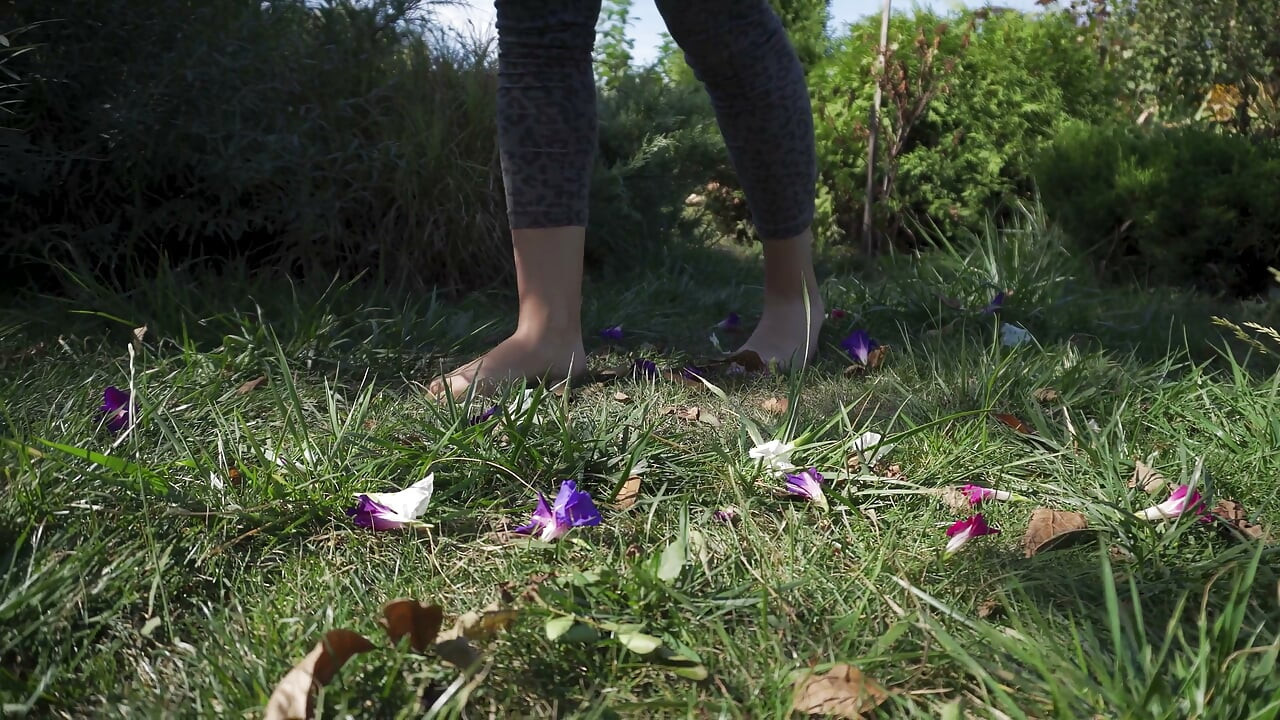 Crushing Flowers Barefoot in the Grass