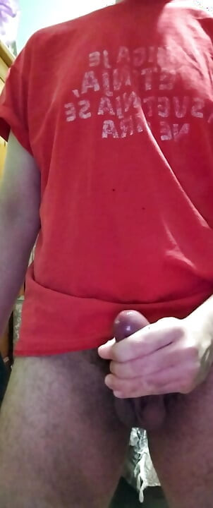 Jerking off my Big Dick and tasting my Cum