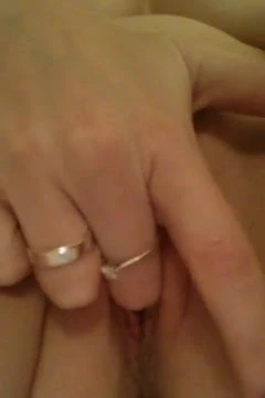 My Sara playing hard until a loud orgasm POV