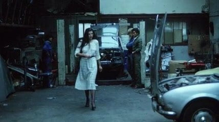Brunette Gets MOT'd At The Garage