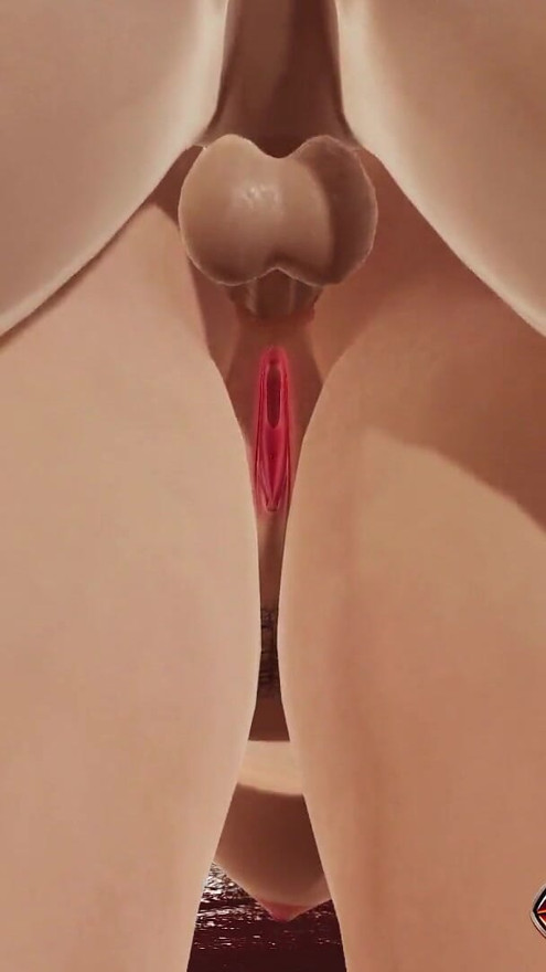 Adult 3D Animation: Fetish Hentai with Office Slut Dolly - Tightjob Teasing in Sexy Black Lingerie,Anal Doggystyle with Creampie | Clip 2