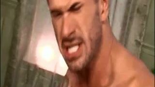 guys cumming while getting fucked