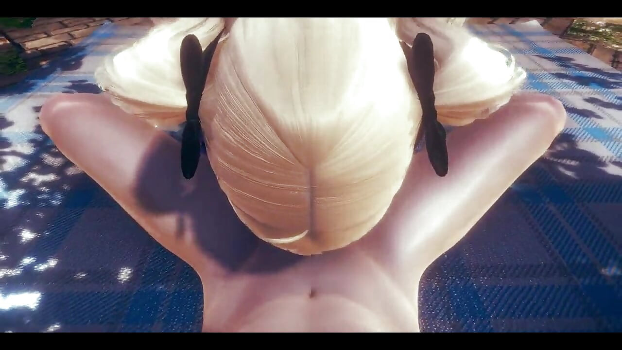 Genshin Impact Hentai - POV, fischl, pipe et éjaculation sur le visage - jeu porno, manga asiatique japonais