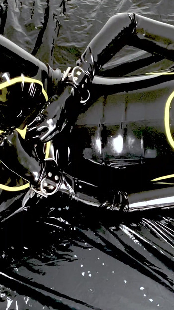 Jaw-dropping moment from "Rubber Gimp Milking!"