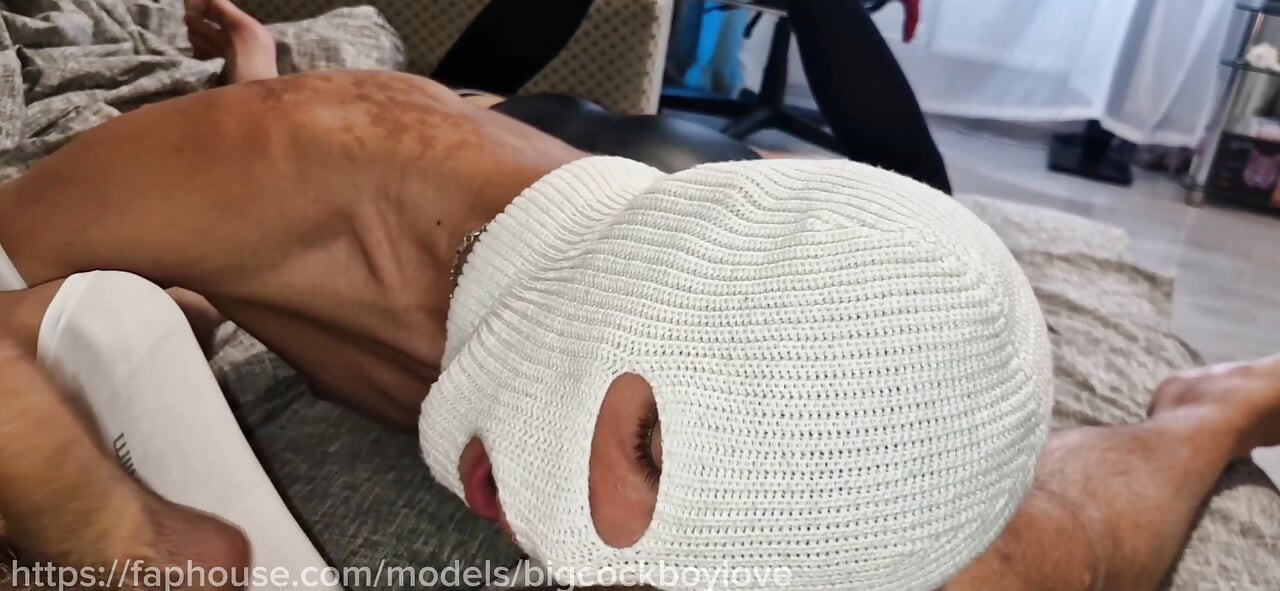 For the First Time, a Big Cock Came Out of My Leather Pants, and My Cum Poured Out. Hot Exclusive