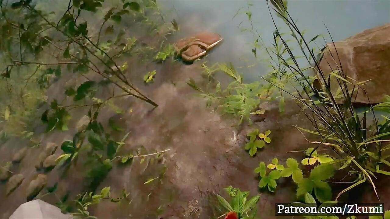 エルフが人間と森でセックスする