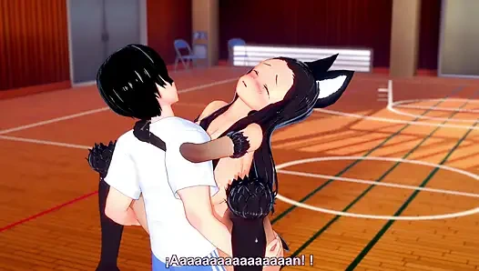 Sex with the demon schoolgirl in the demon school - Hentai