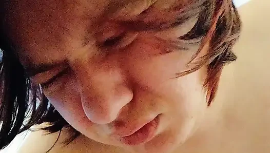Penetrasi anal berat dengan creampie di memek bagian 2