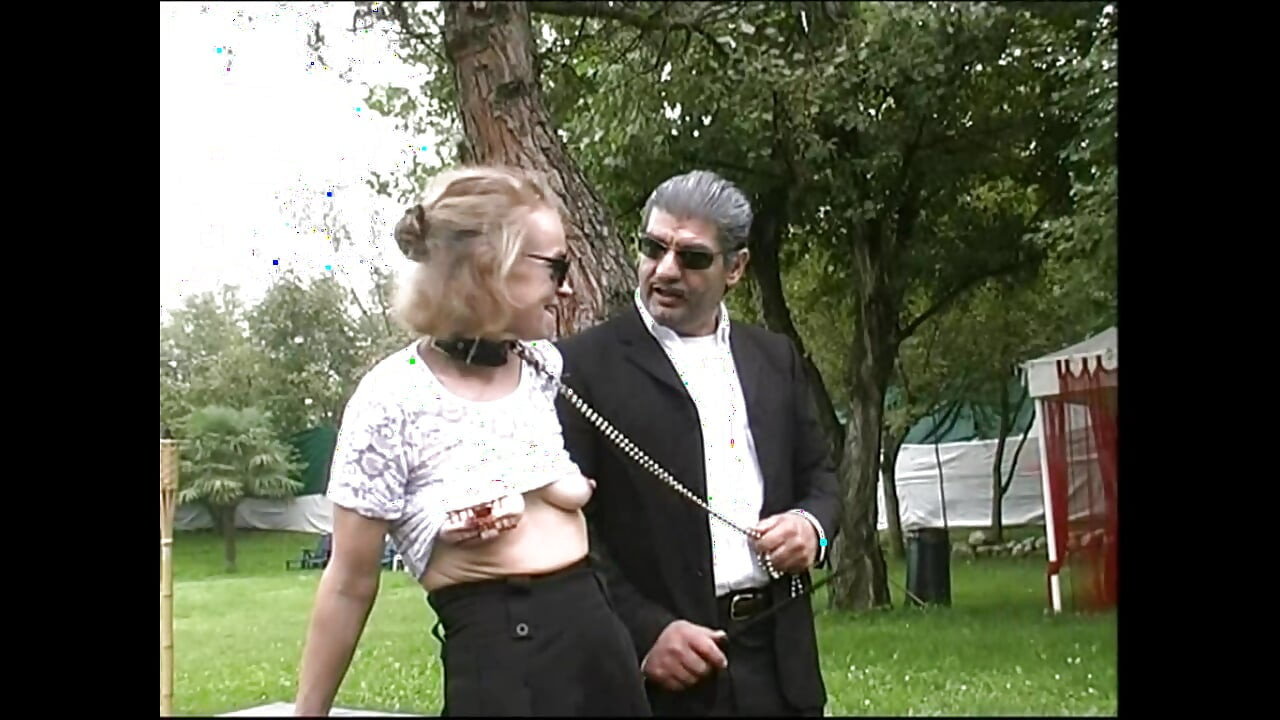 Outdoor Group Sex with Slave Sluts Sucking Big Cocks and Licking Hot Pussies