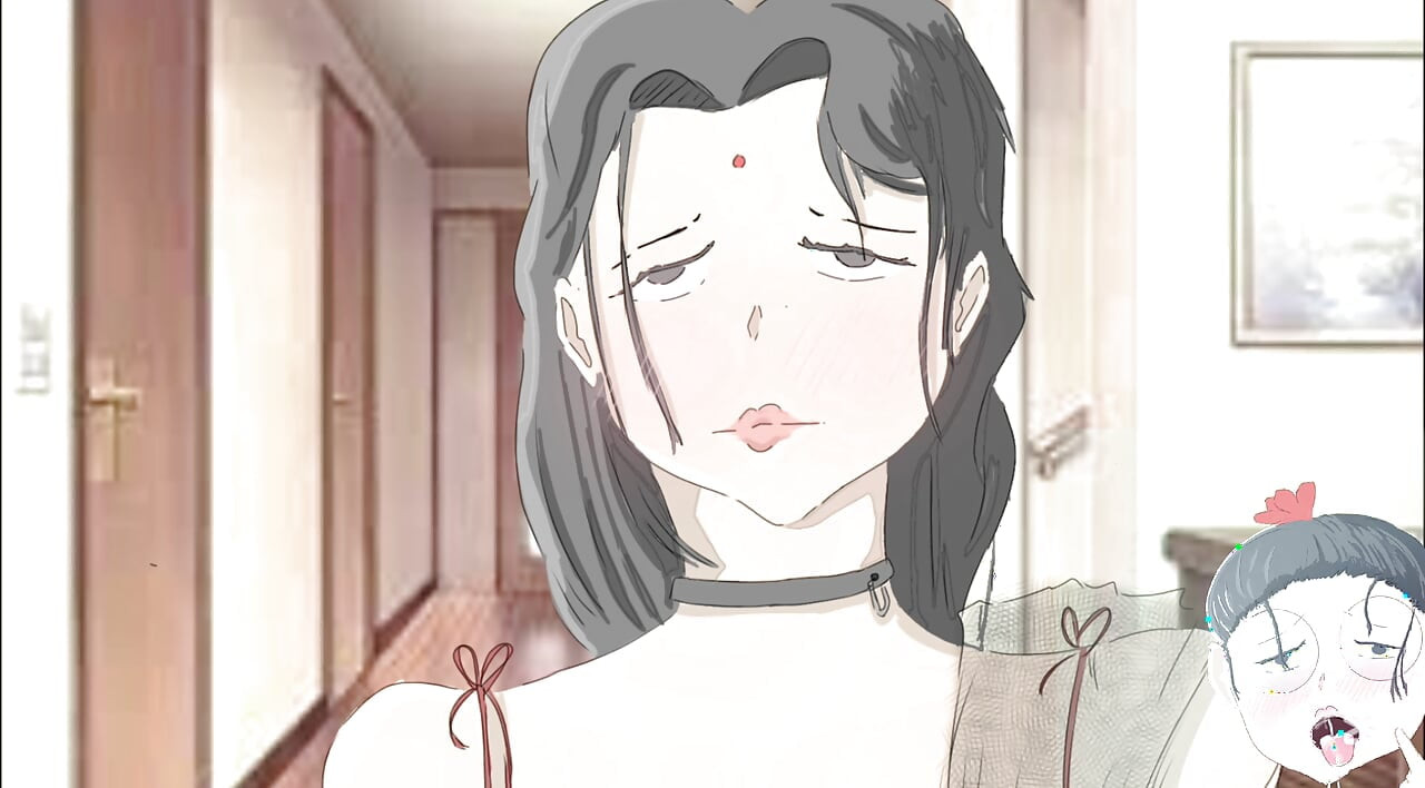 질에서 우유를 원하는 Randi Bhabhi