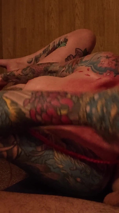 Nudist Sauna British Punk Pink Hair Slut Piggy Mouth Fucked in Nudist Spa