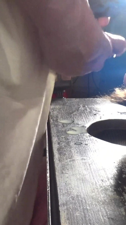 Thrilling moment from "Facefucked in Pillory by cock and a Bad Dragon - Little Sunshine MILF"