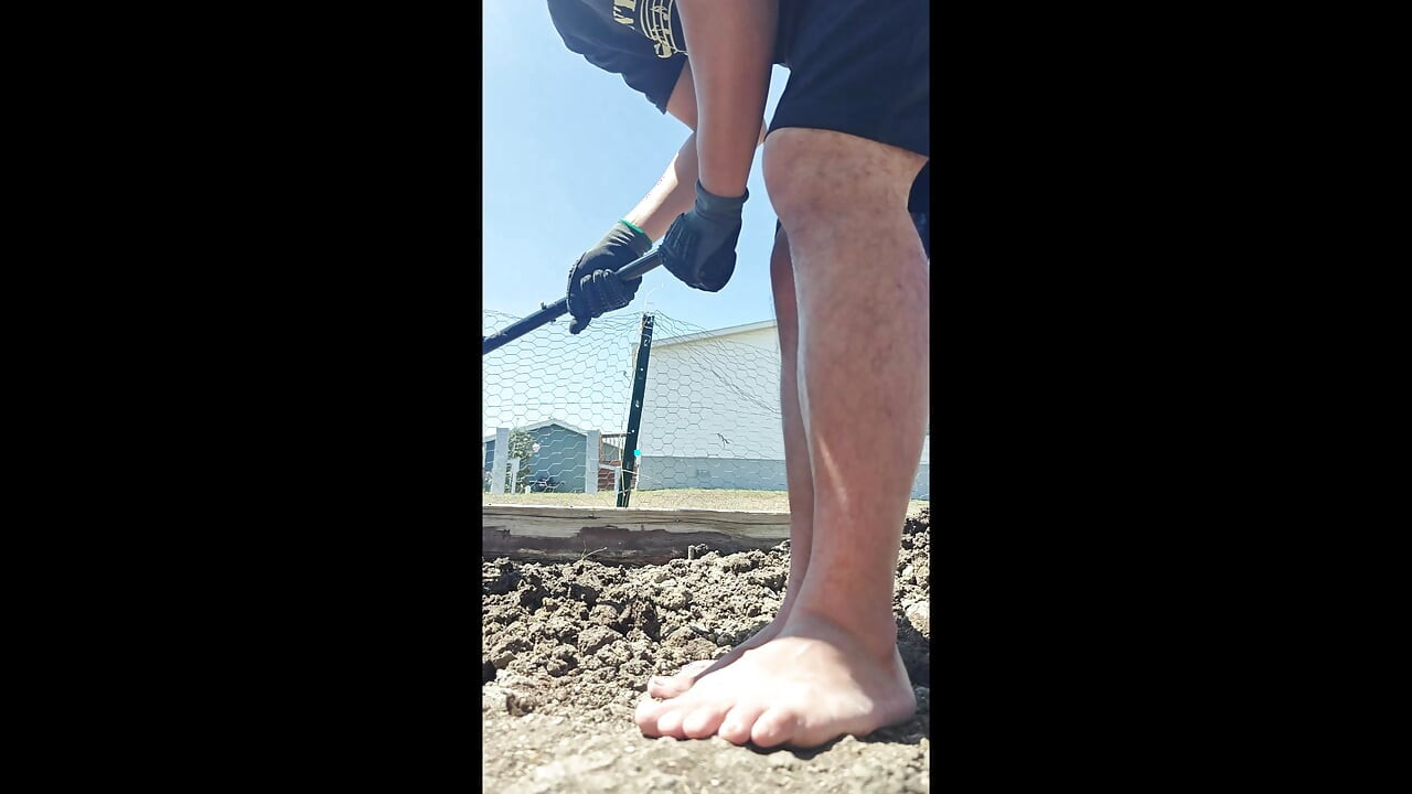 Digging Dirt and Barefoot Moment ASMR