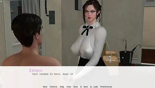 Japanese Cheating Milf Wife Giving Blowjob To Mike Cock