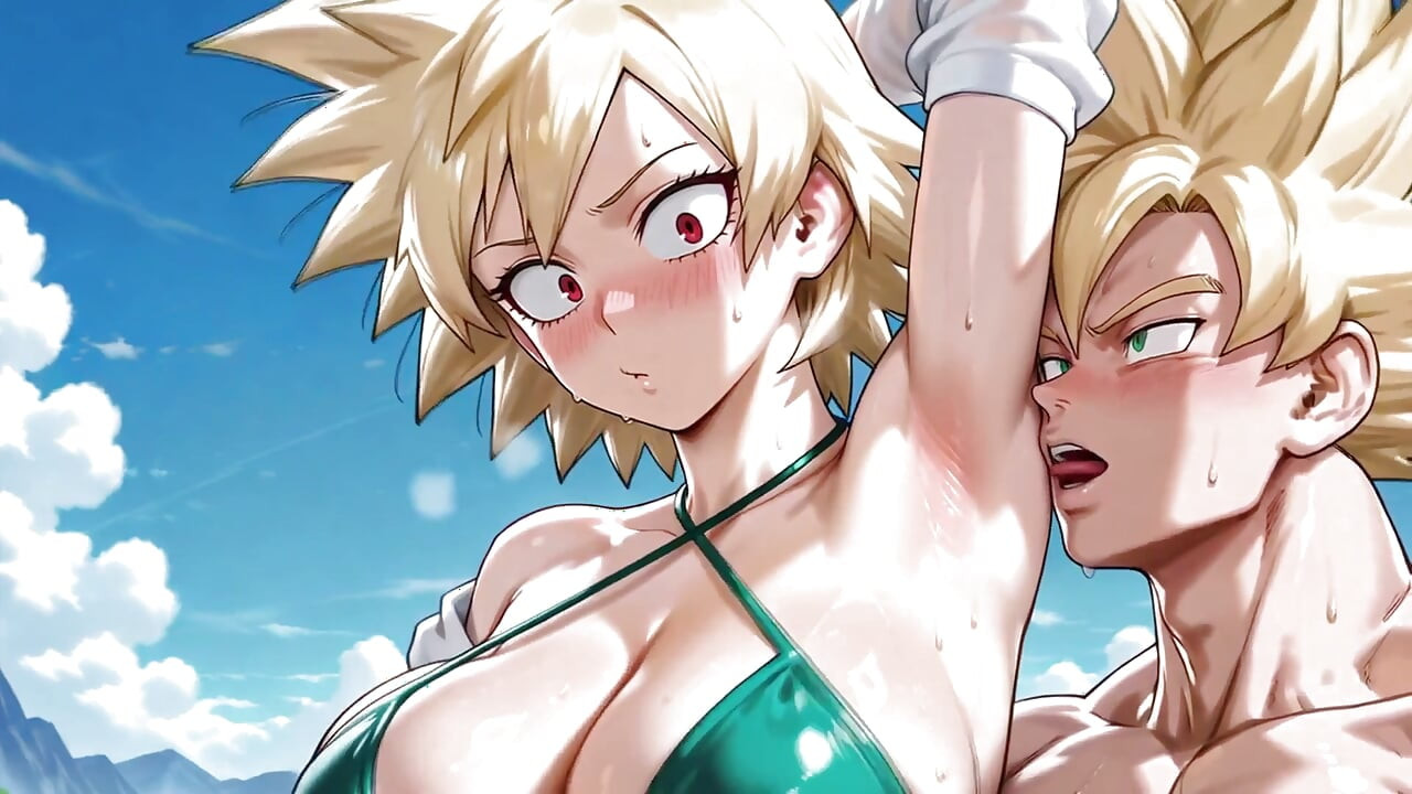 Goku - Ssj (db) X Mitsuki (mha)