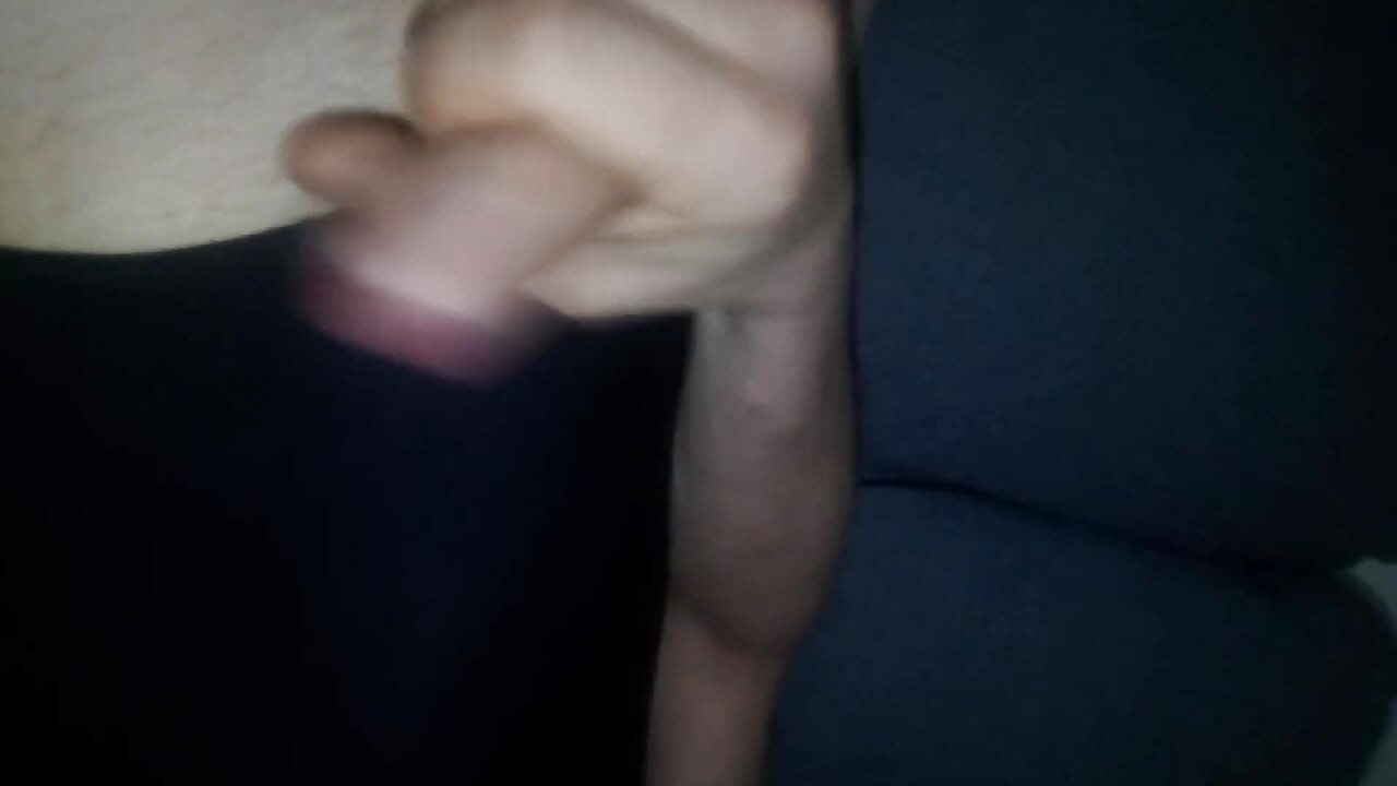 Lars Damberger Masturbating in a Black Shiny Swimsuit