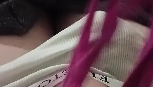 Arkadaşlarımın sevimli pembe külotuna süper kalın boşalma
